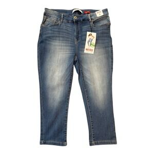 Celebrity‎ Pink Womens Mid-Rise The Rider Crop Jeans Size 16 NWT